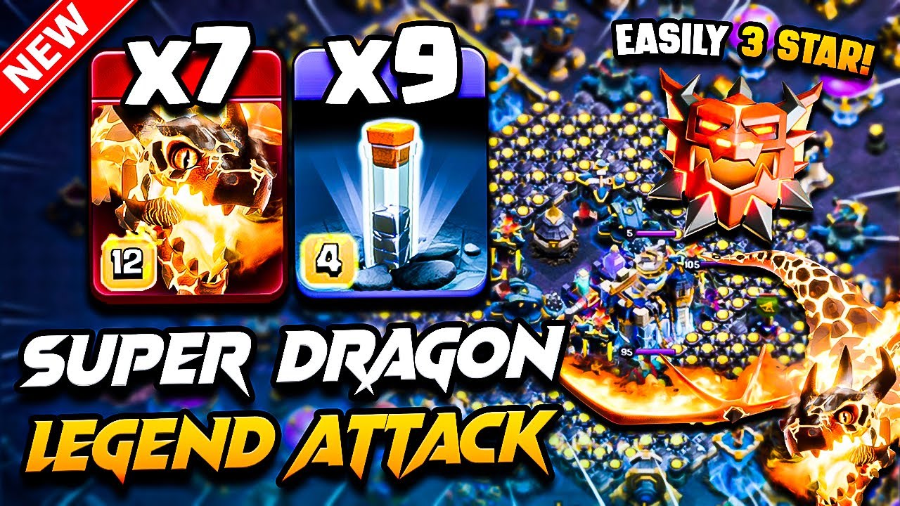 Best TH18 Attack Strategy With SUPER DRAGON 2026 | Th18 Super Dragon Attack With Totem Town Hall 18