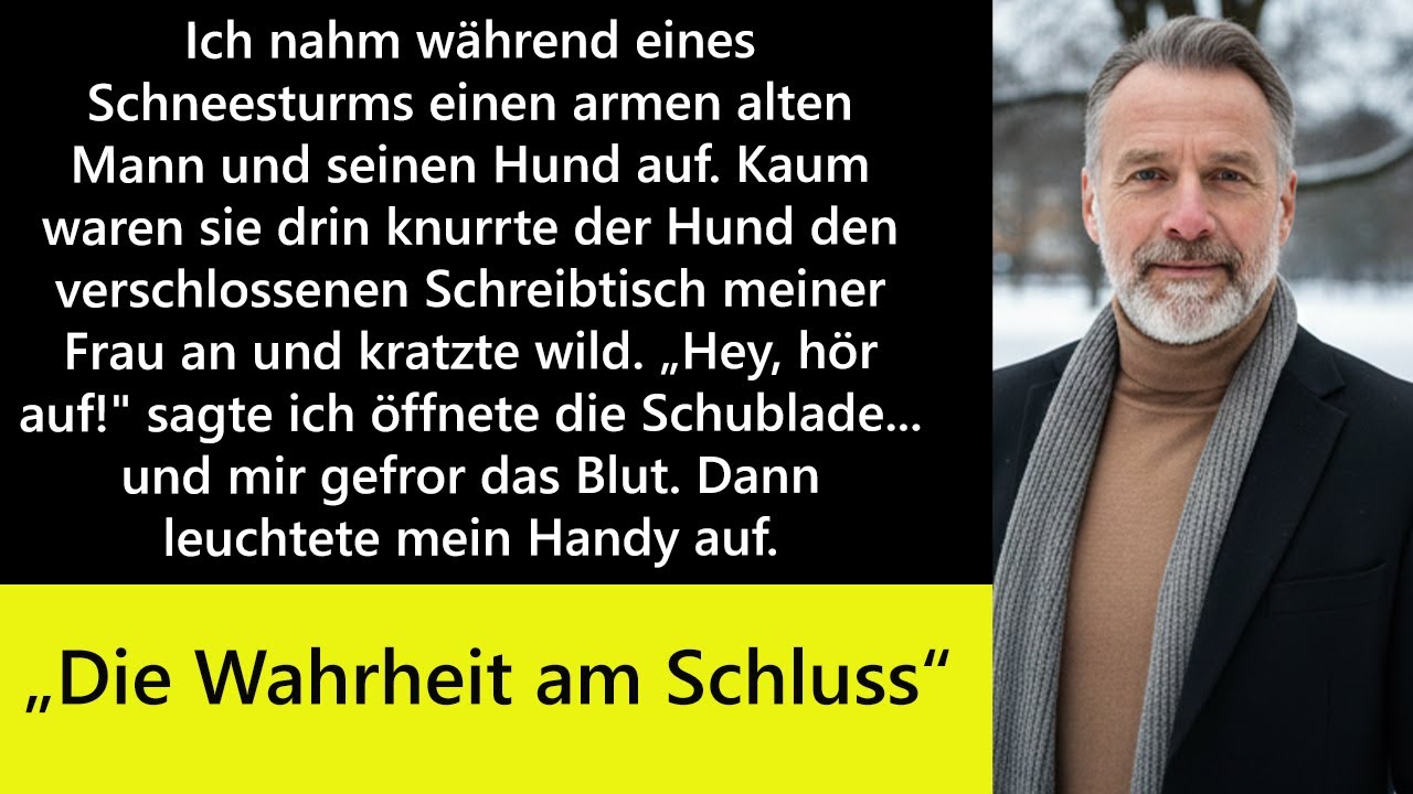 Ein Fremder klopfte an einem Wintertag an meine Tür, und was danach geschah, ließ mich erstarren