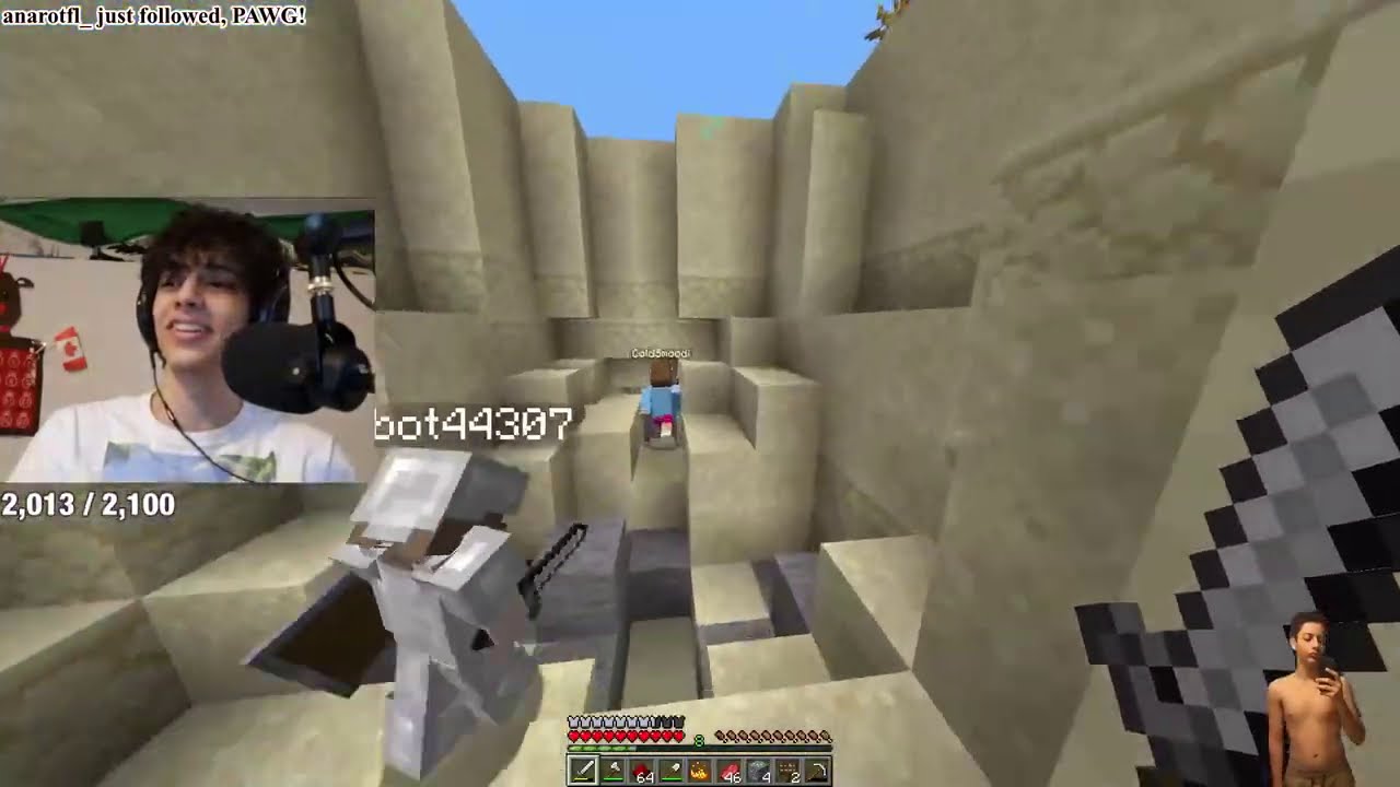 Minecraft Freak SMP: EP 2 | Aaron Hull, Hamzah, Claire Drake, Brick Nermon, Drew Phillips & More