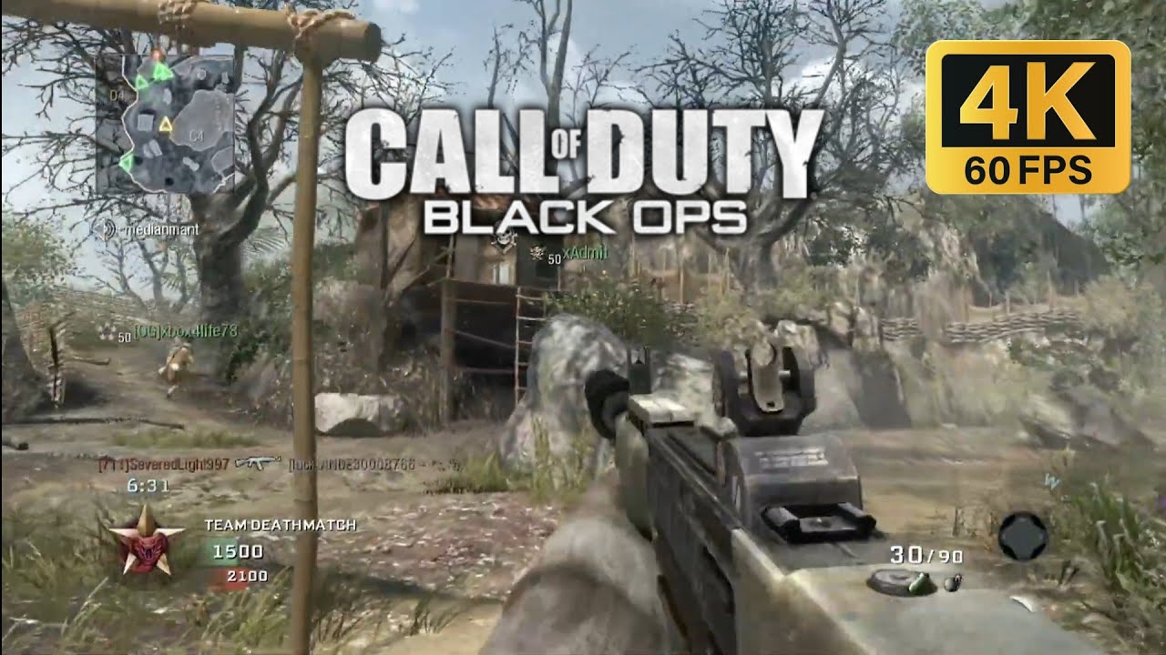 Call of Duty Black Ops Multiplayer Online | [4K 60FPS] Team Deathmatch - Gameplay No Commentary!