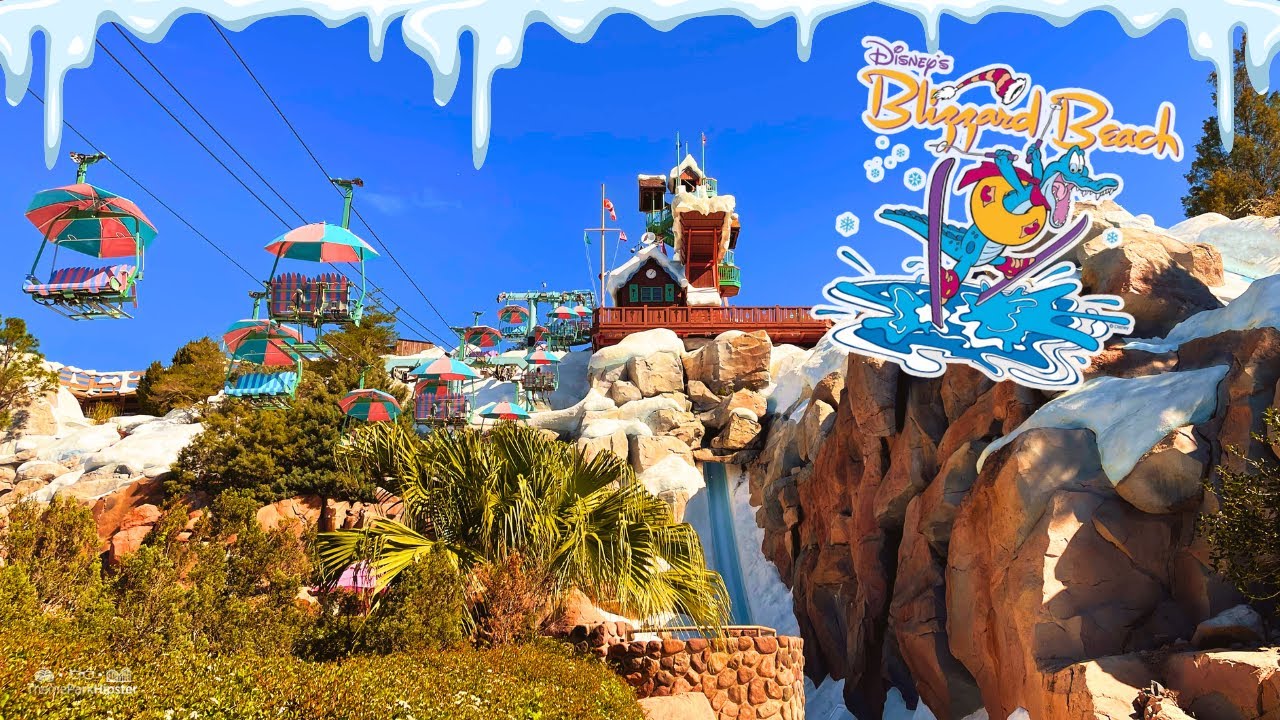 Relaxing Disney Blizzard Beach Walking Tour 🤩
