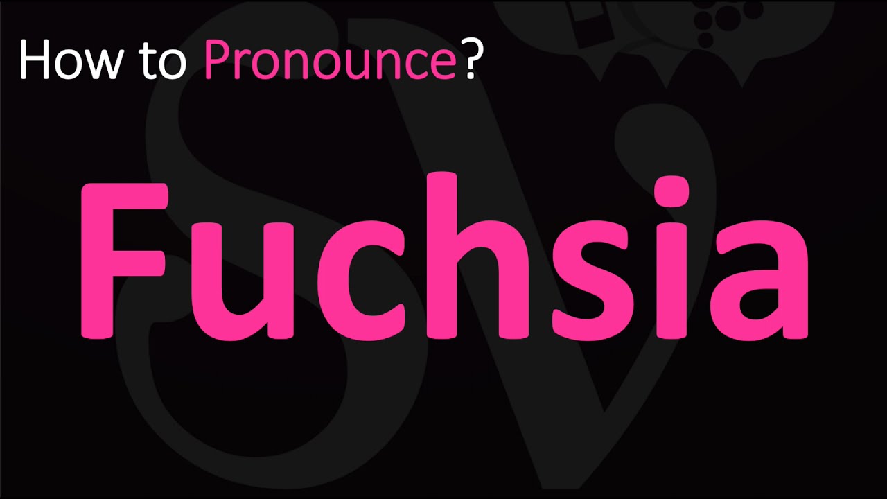 Как правильно произносить слово «фуксия»? (ПРАВИЛЬНО)