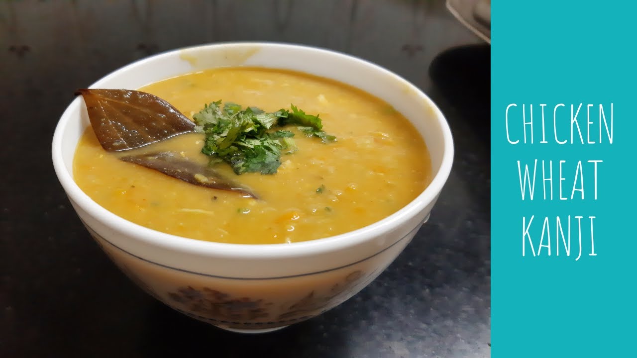 CHICKEN WHEAT PORRIDGE | CHICKEN GOTHUMAI KANJI | RAMADAN DAY #15