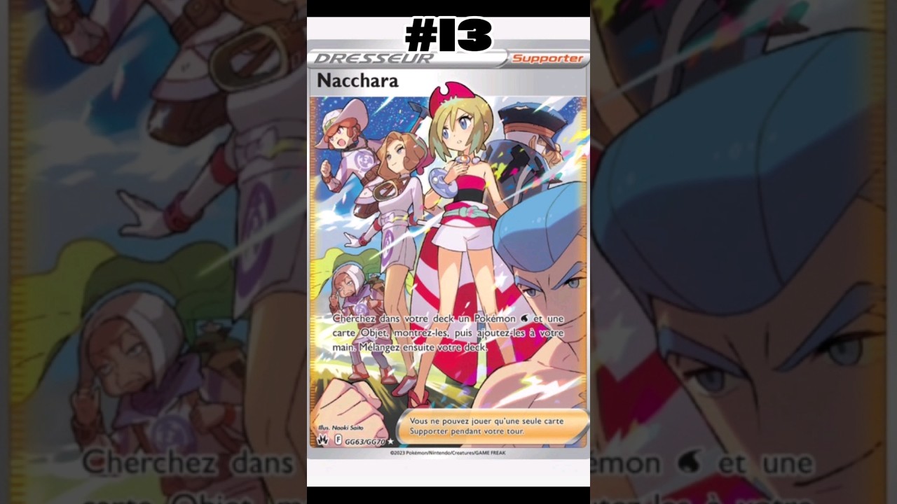 Top 20 best Pokemon cards ( Zénith Suprême ) Partie 1