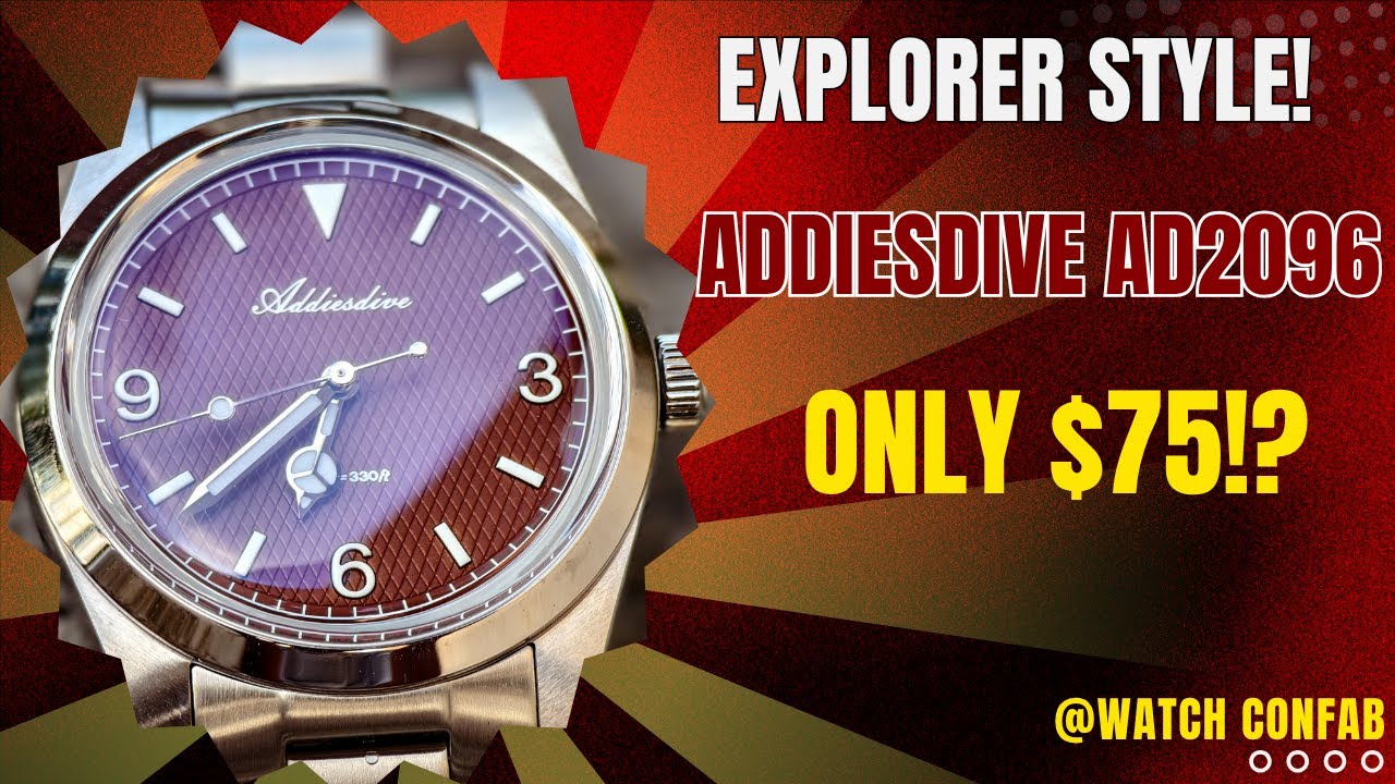 ADDIESDIVE AD2096 – Best $75 Rolex Explorer Homage on Aliexpress