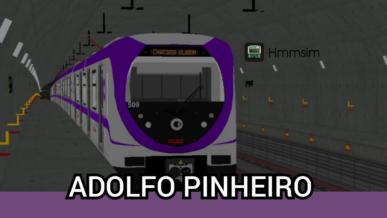 HMMSIM 2 - MOVIMENTAÇÃO DE TRENS EM ADOLFO PINHEIRO • LINHA 5 LILÁS 