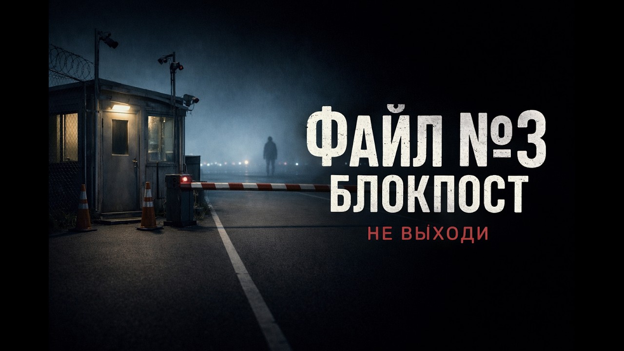 Файл №3 Блокпост | Хоррор-подкаст, после которого ты не согласишься работать ночью.