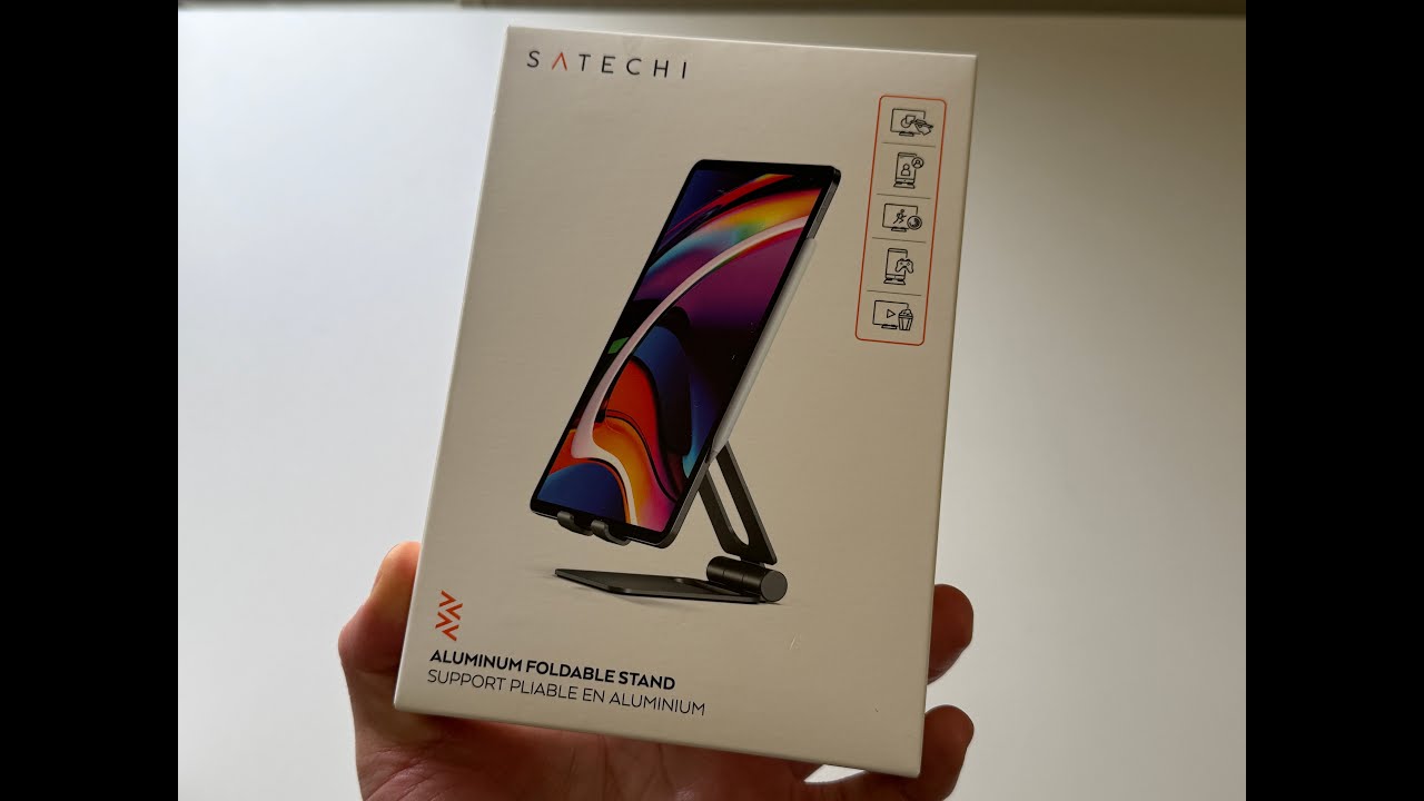Распаковка складной алюминиевой подставки Satechi! @satechi @Apple