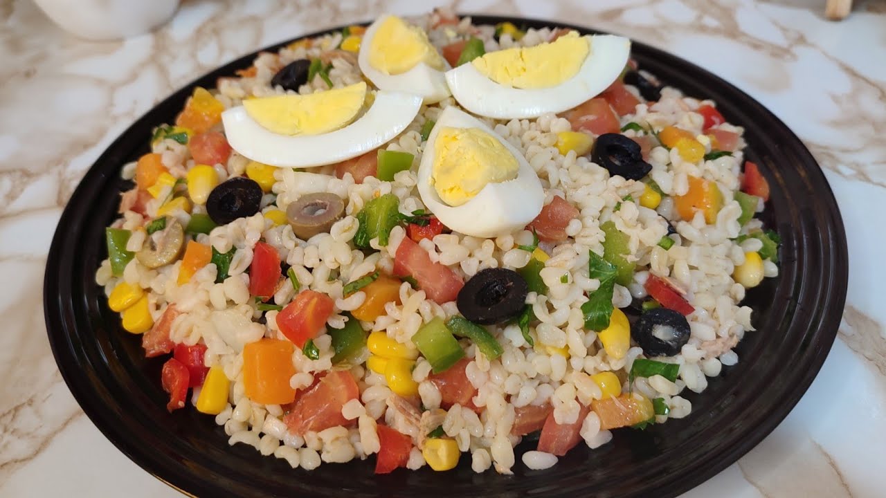 سلاطة برغل صحية وبنينة 🤤 salade borghol