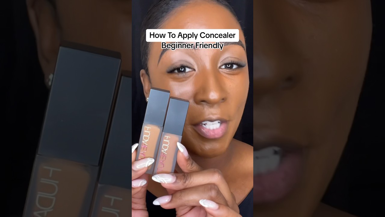 How To Apply Concealer Beginner Friendly 👉🏾 #makeup #makeuptutorial #concealer