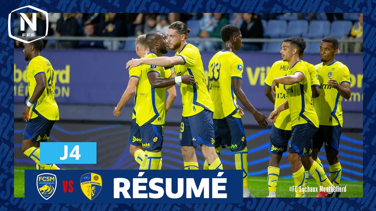 J4 I FC Sochaux-Montbéliard - Stade Briochin (2-0) I National FFF 2025-2026