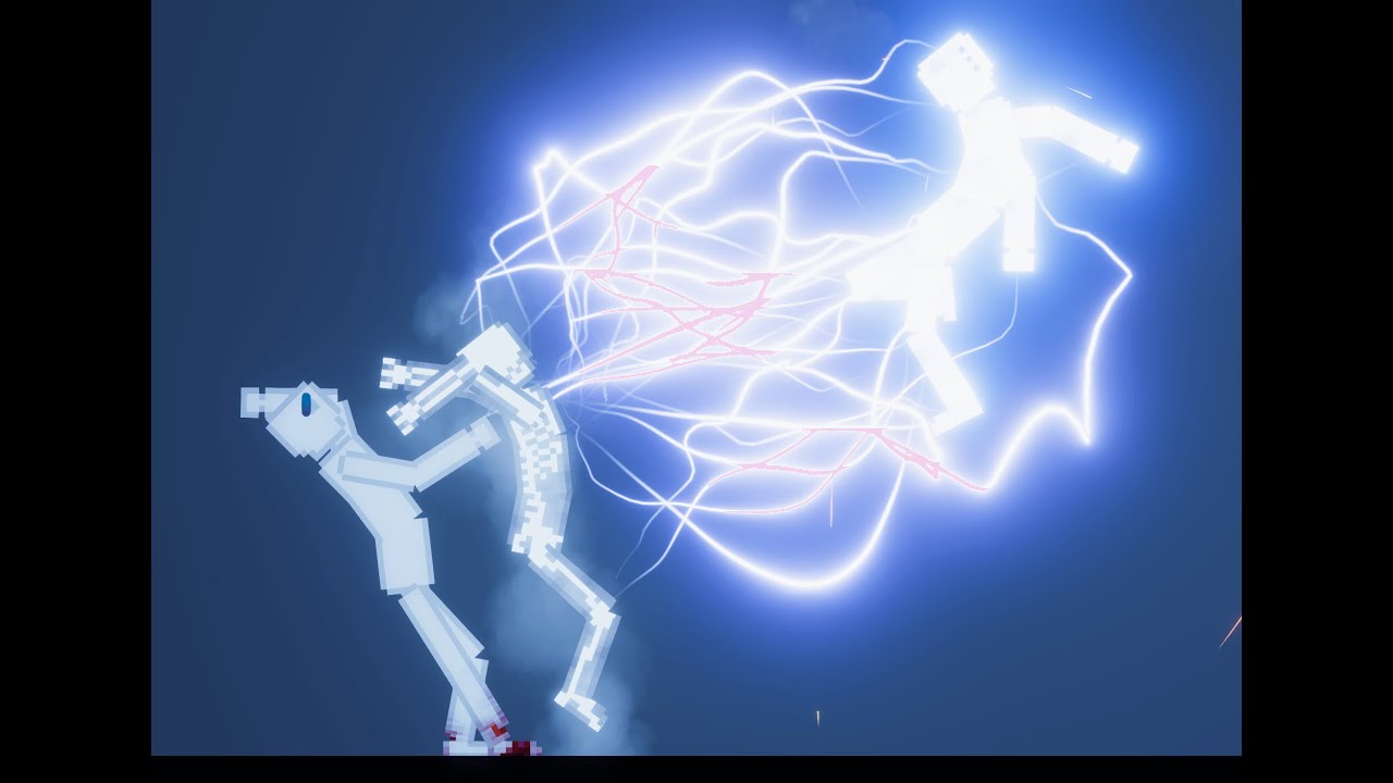 Electric Human Destroys Humans In People Playground (2)