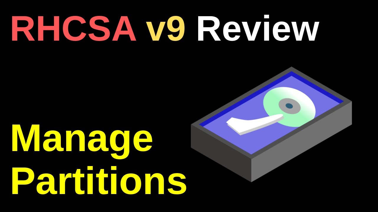 Управление разделами &mdash; обзор RHCSA v9