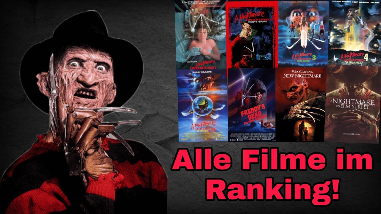 A NIGHTMARE ON ELM STREET: Ich ranke die Filme vom SCHLECHTESTEN bis zum BESTEN!😴💤