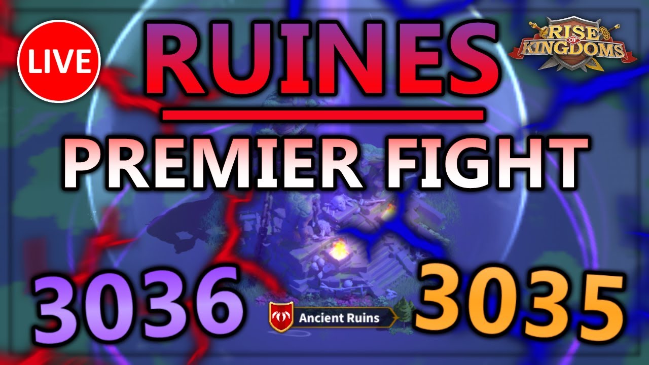 🔴 KVK 3035 - PREMIÈRE RUINES 3036 VS 3035, GROS COMBATS ! | RISE OF KINGDOMS FR