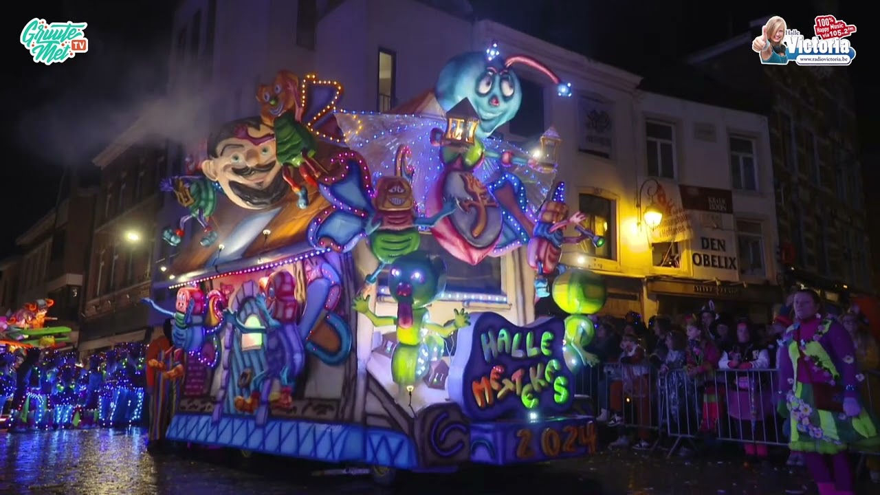Show De Hallemettekes Carnaval Halle 2024 - Gruute Met TV