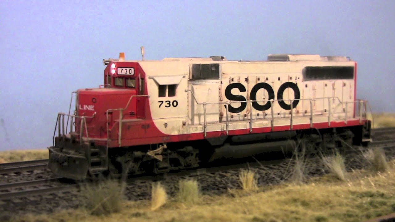 Bob Rivards Soo Line Layout - Train 944- HO Gauge Model Trains