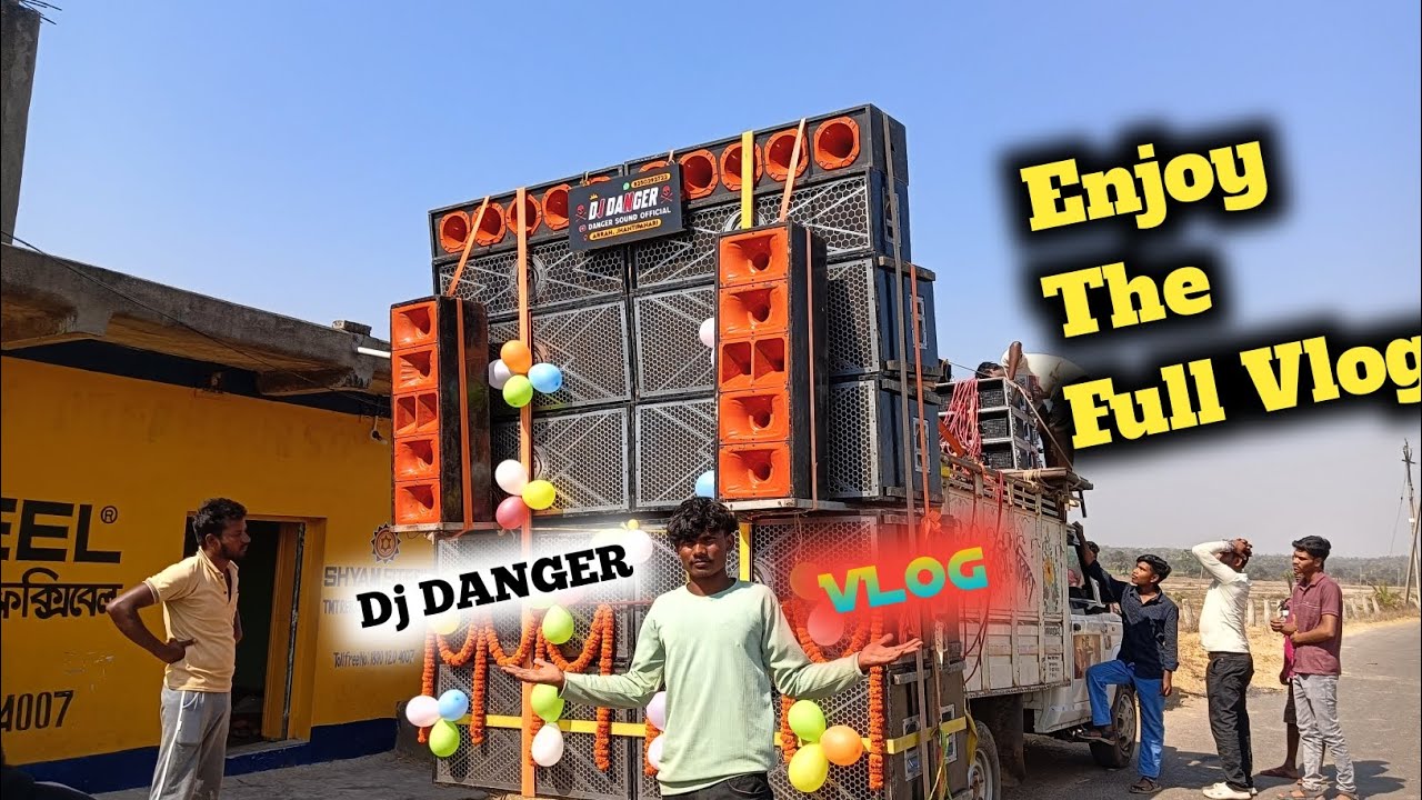 DJ DANGER Dhulat Setup Vlog Full Vlog Video DJ DANGER VLOG cabinet by djsarzen Production