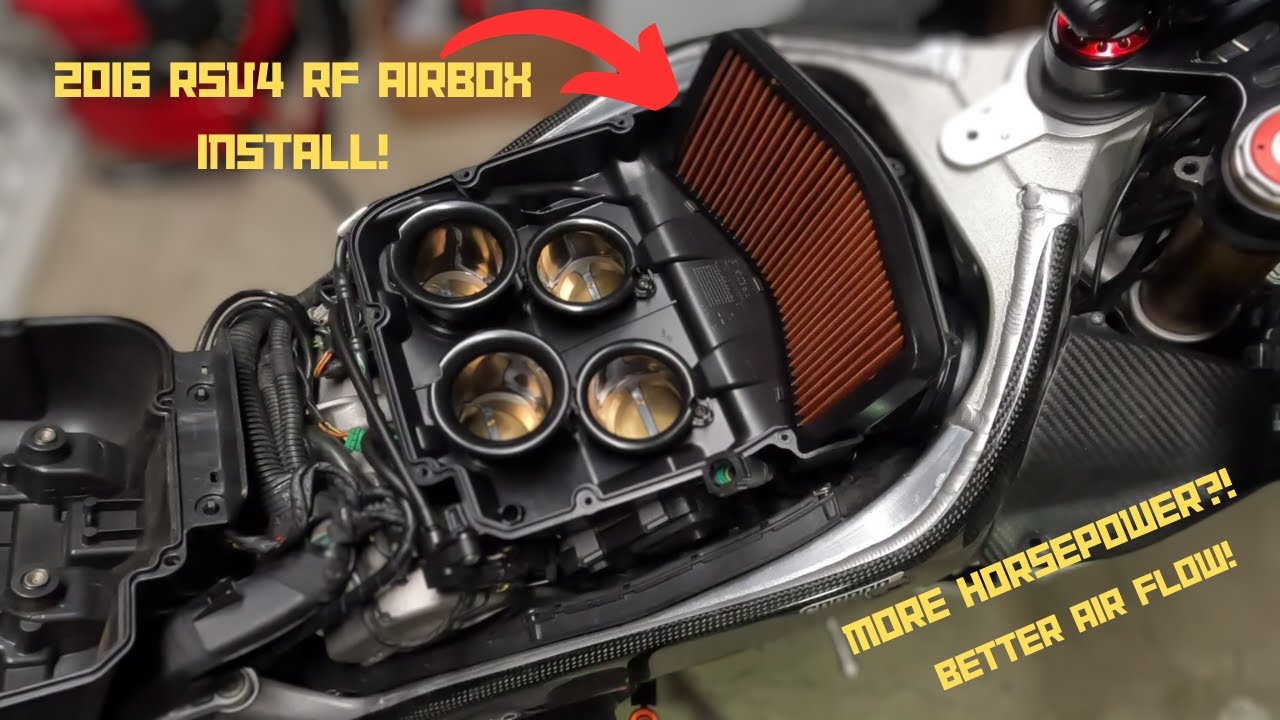 2016 RF Airbox Conversion for 09-15 Aprilia RSV4 R