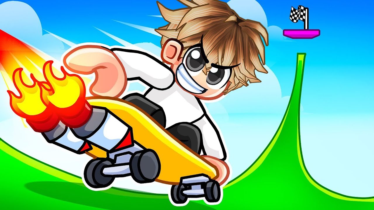 Only 0.9999% Win this Roblox Skateboard Obby