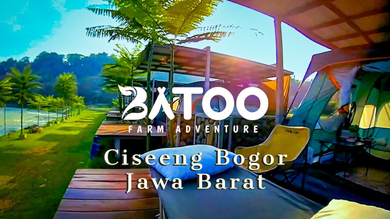 GOA BATOO CAMPING GROUND FARM ADVENTURE Ciseeng Parung - BOGOR |  Drone Tour
