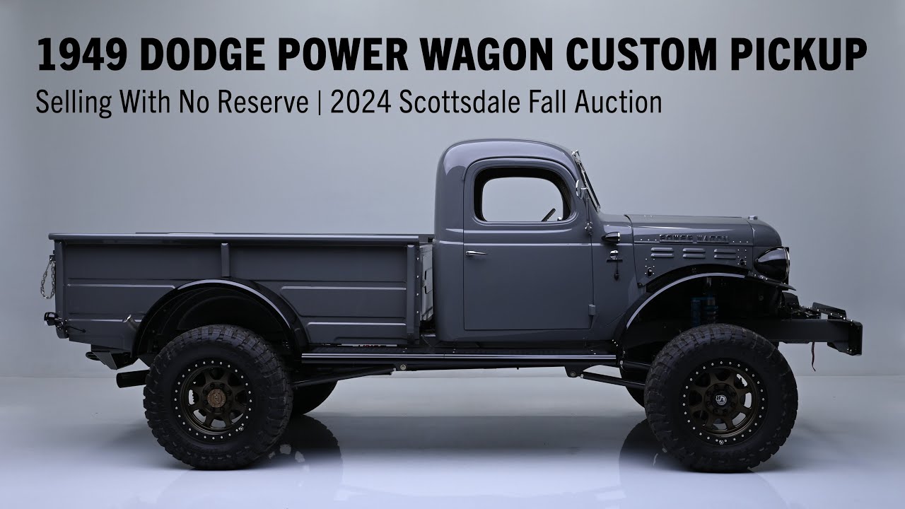 FIRST LOOK - 1949 Dodge Power Wagon Custom Pickup - BARRETT-JACKSON 2024 SCOTTSDALE FALL AUCTION
