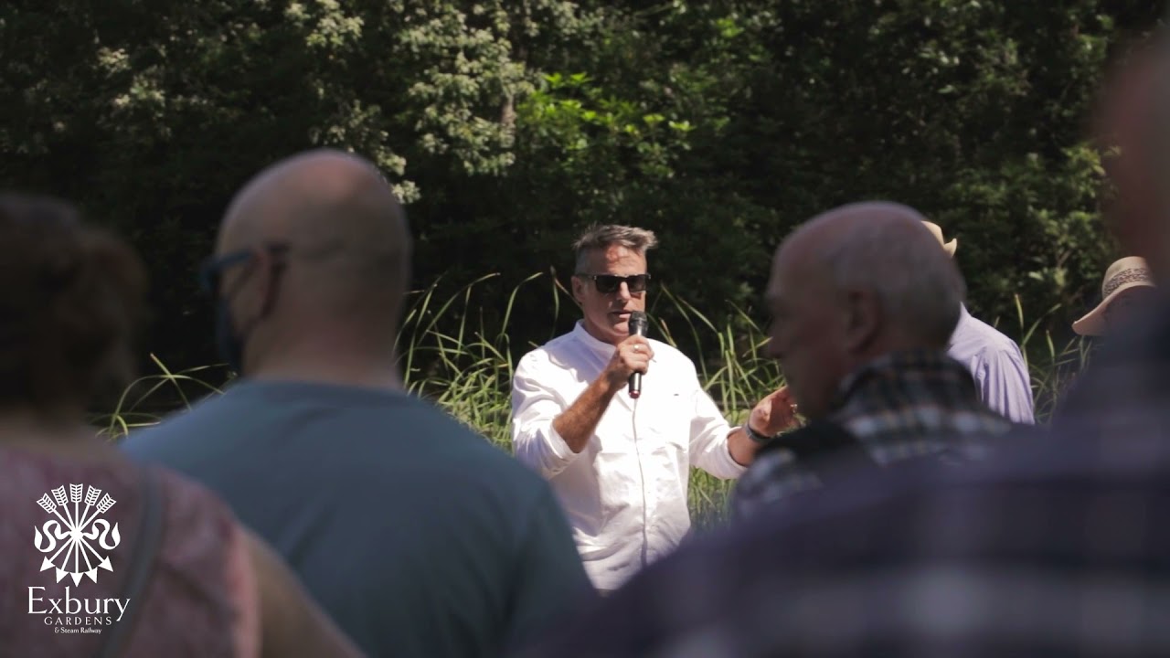 Dragonfly Pond opening ceremony at Exbury Gardens with Nick Baker  British Dragonfly Society Hotspot