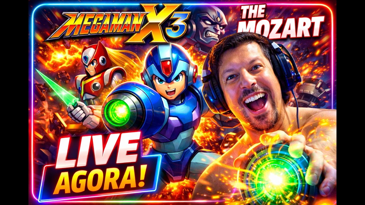 🔴 AO VIVO: VOU ZERAR MEGA MAN X3 HOJE OU DESISTO DO JOGO! #part2  🎮#35