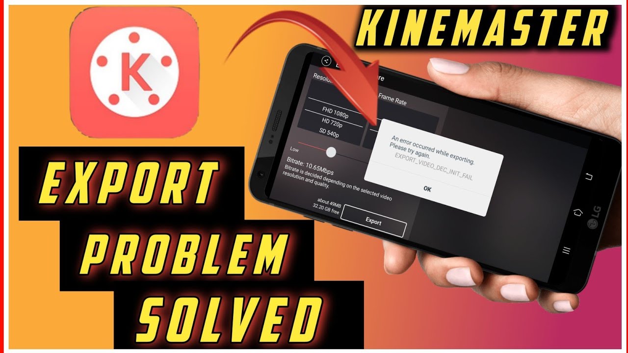 Kinemaster Video Exporting Problem Solved | kinemaster export problem after new update 100% working