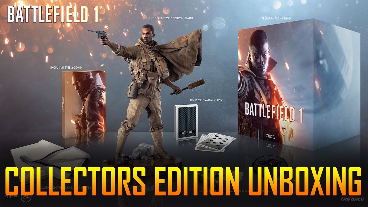 BATTLEFIELD 1 COLLECTOR'S EDITION UNBOXING | SPARTAN117GW