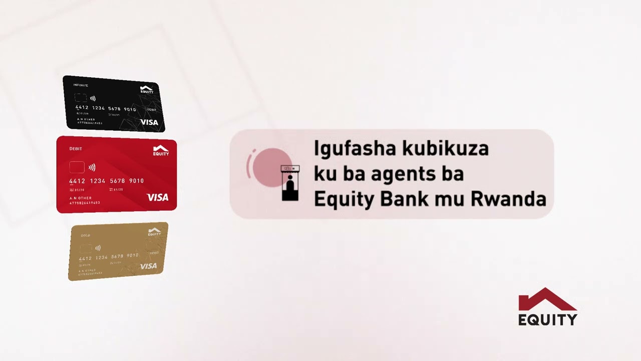 EQUITY VISA & Mastercard cards
