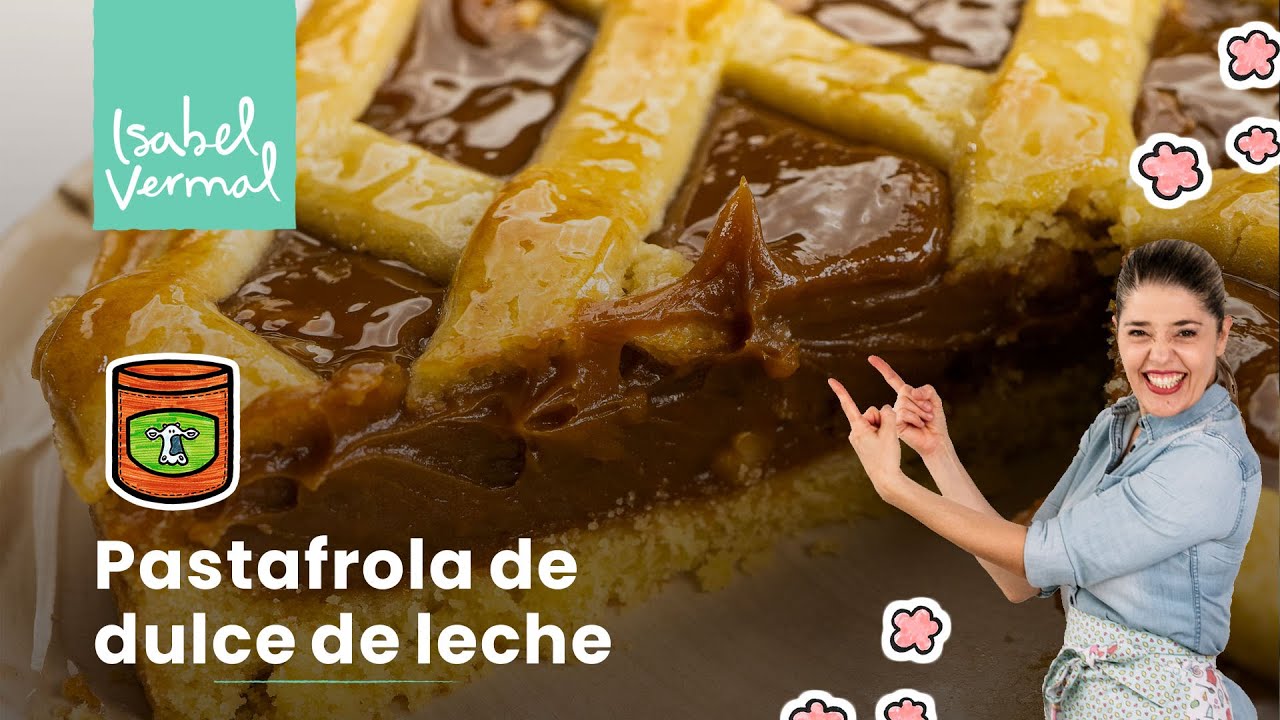 Pastafrola de dulce de leche y nuez