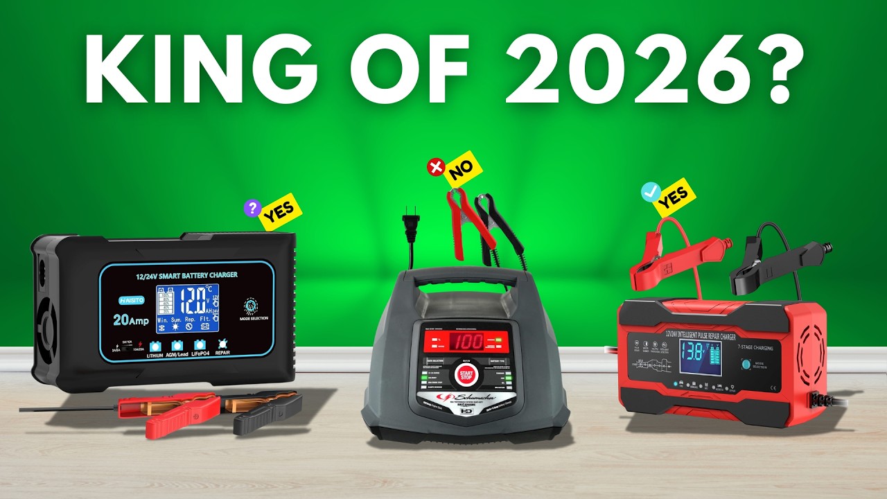 Best Car Battery Chargers 2026 [watch before you buy]