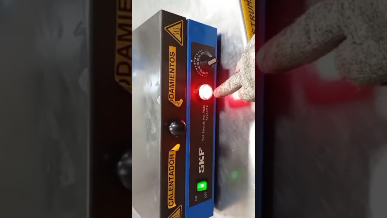 Cambio de rodamientos con método de calentamiento por inducción 