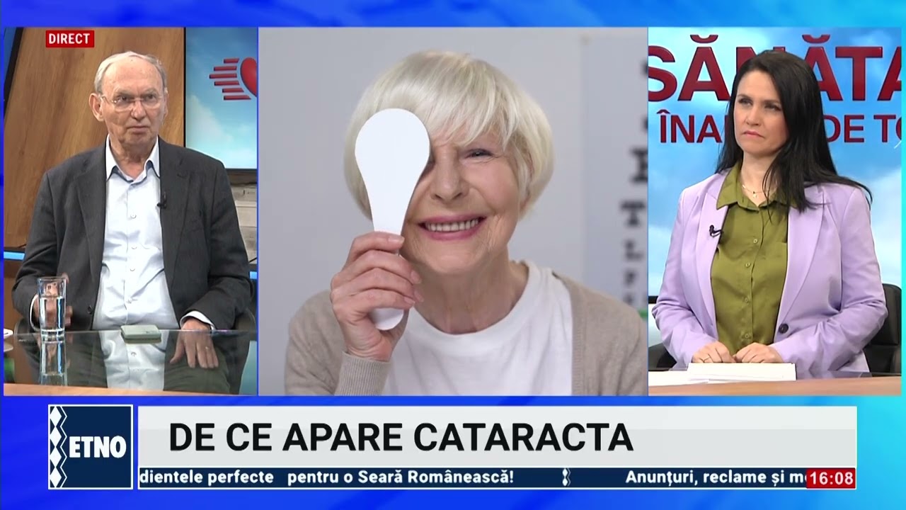 Cataracta.   Sanatate inainte de toate  14 ianuarie 2026    Conf. Dr. Mircea Filip