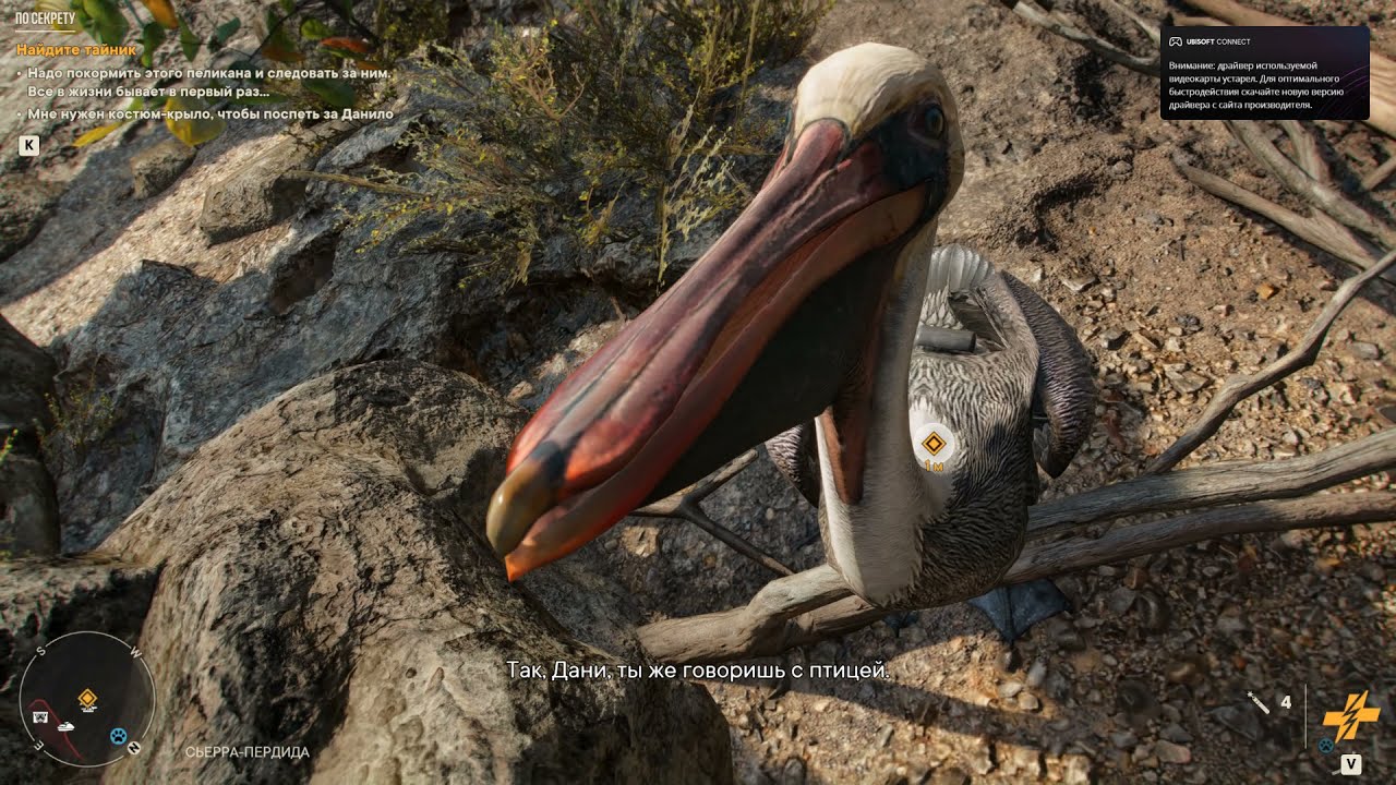 Far Cry 6 следуй за Пеликаном