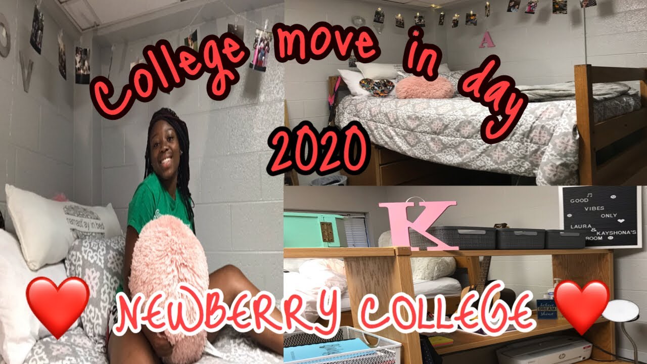 College move in day || Newberry college ❤️🖤