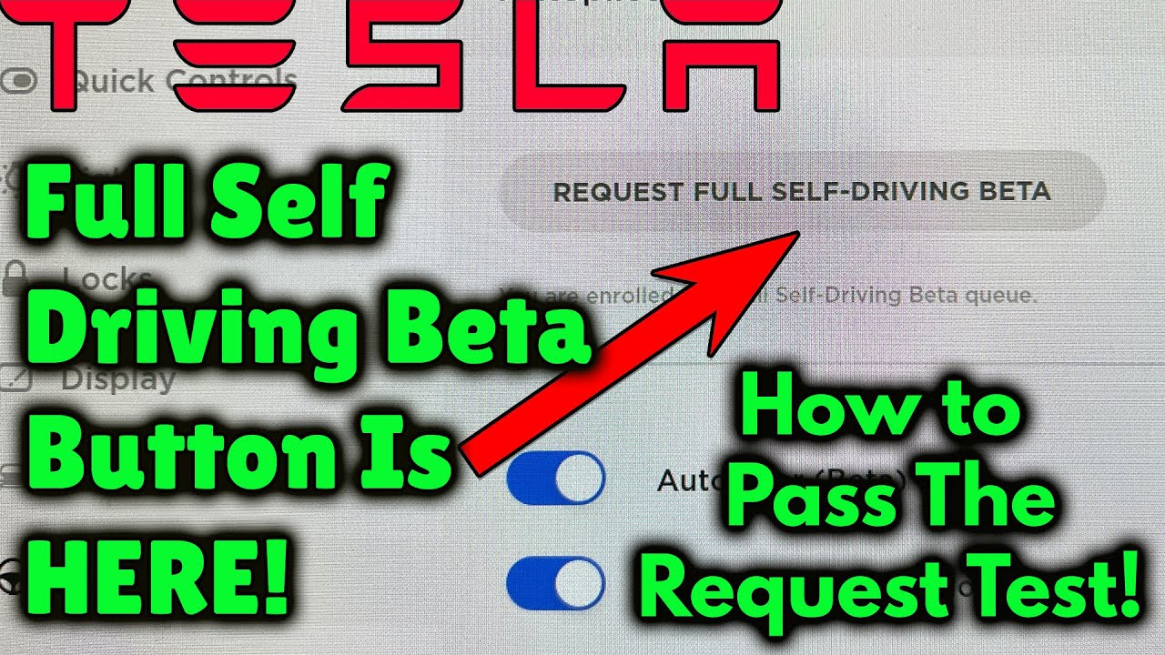 Tesla FSD Beta Button Is Out! - How To Pass Tesla Safety Scoring