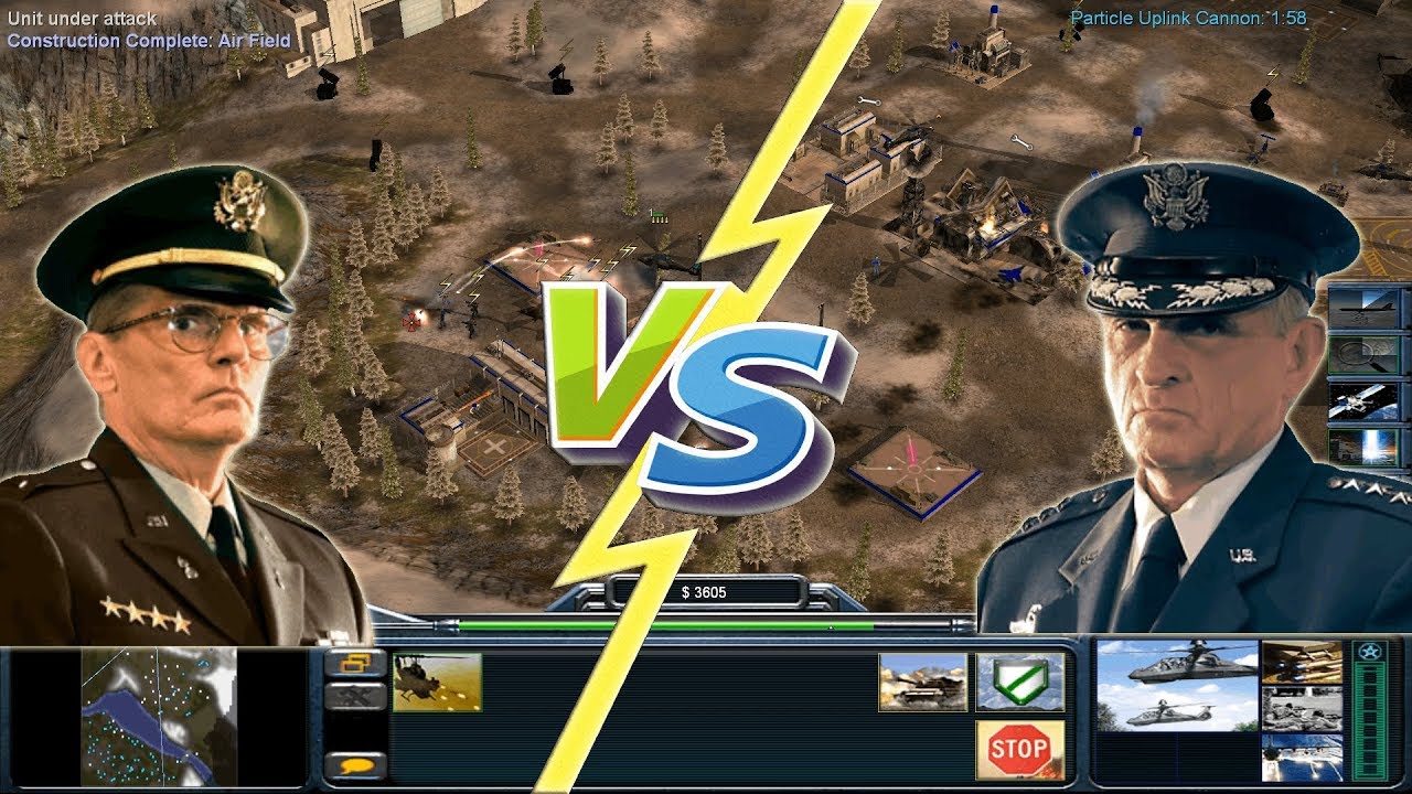 Generals Zero Hour - Challenge - General Townes vs General Granger - Hard Difficulty