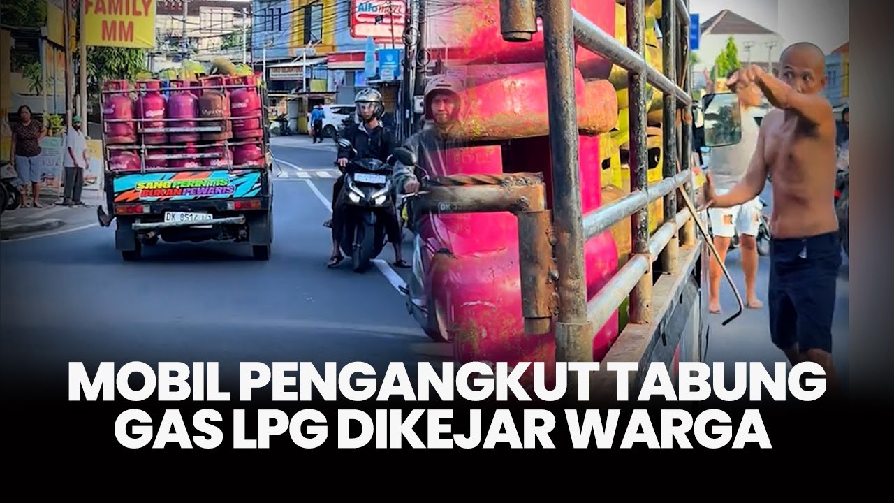 Kronologi Mobil Pengangkut Tabung Gas LPG Dikejar-kejar Warga di Denpasar, Videonya Viral
