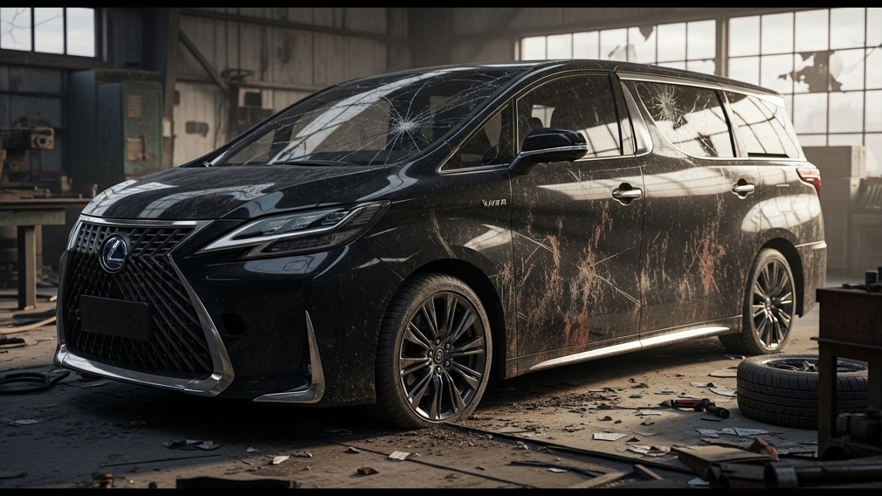 ASMR Car Restoration! Full Restoration 2023 Lexus LM 350h from Wrecked to Looking New