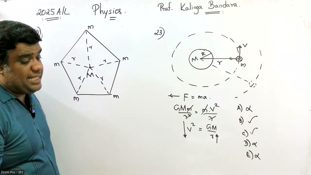 Prof. Kalinga Bandara's Model Paper | AL 2025 | Thapesan | Physics | Part 03