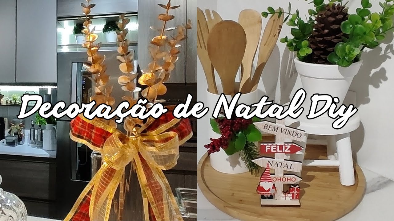 DECORAÇÃO DE NATAL🎄|DIY| NA MINHA COZINHA| DICAS | AMEI DEMAIS 😍