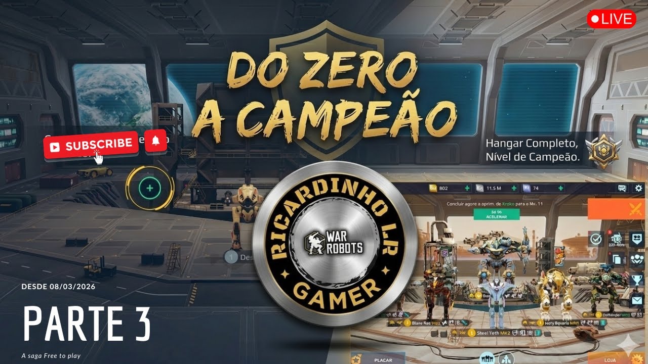 Do zero a campeão Part. 3 / From Zero to Champion Part 3#warrobots #jogos #gameplay#freetoplay