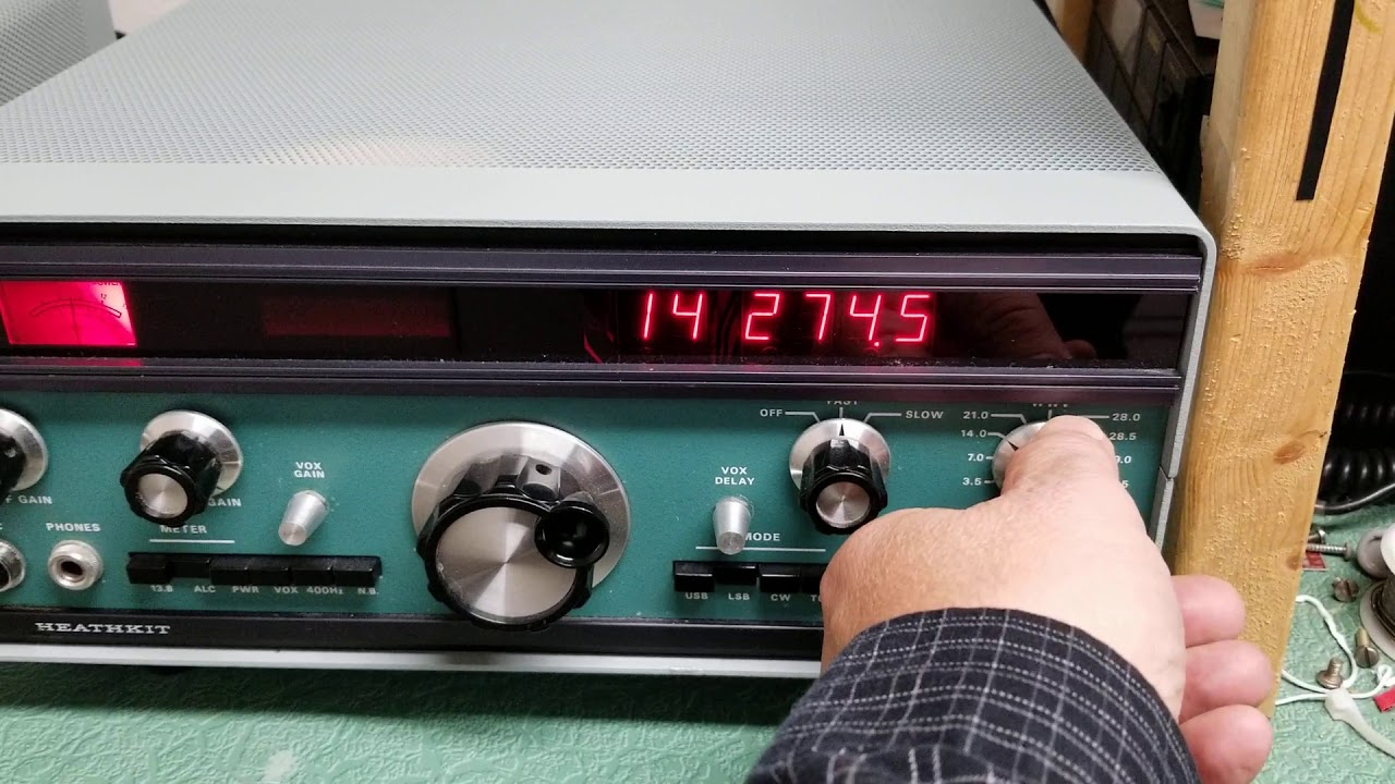 Heathkit SB-104A receive test