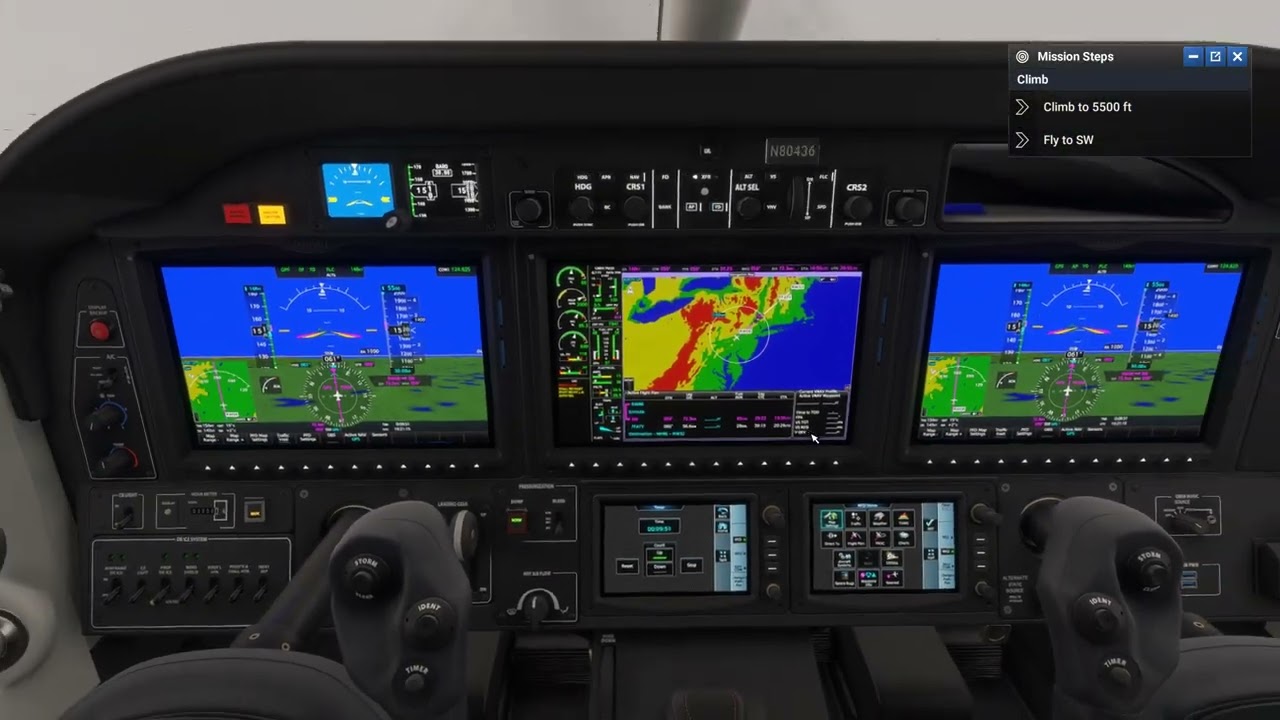 MSFS 2024 | TBM 930 Power Landing | U.S. East Coast | Turboprop Performance | No Commentary