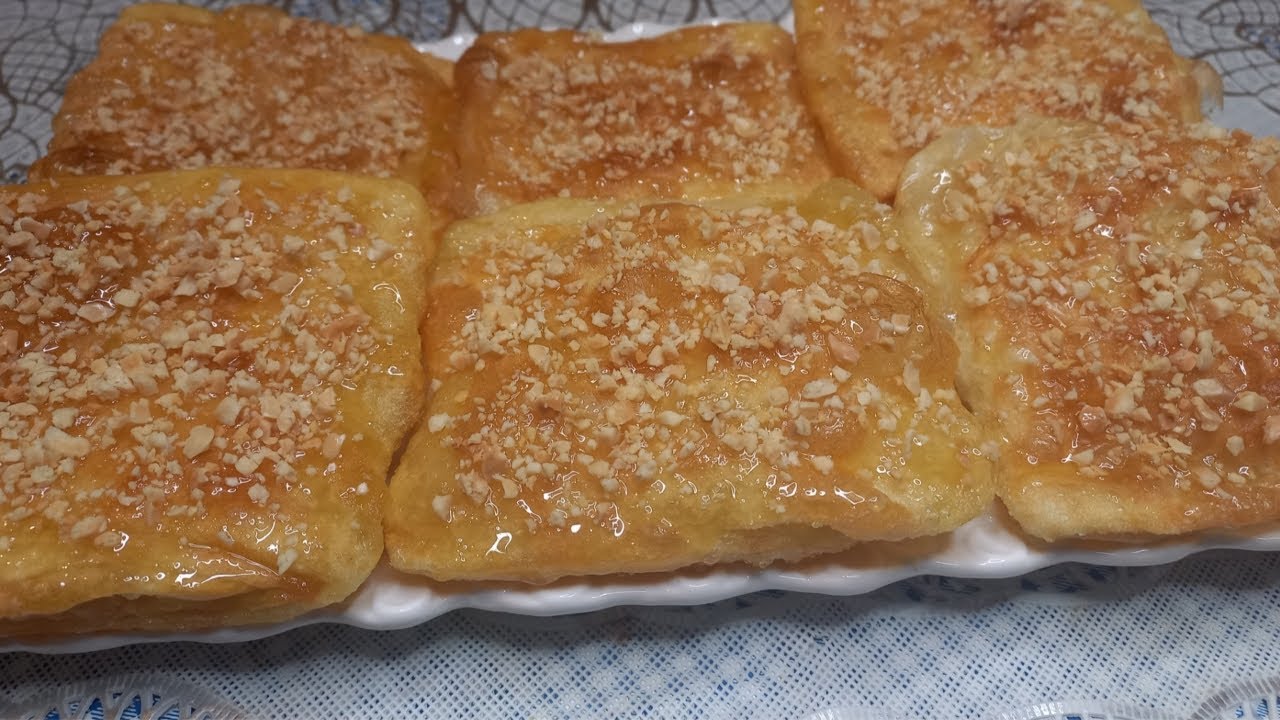 رغيفات معسلين بدون بيض بدون نشا بطريقة سهلة و مبسطة مورقين و مقرمشين