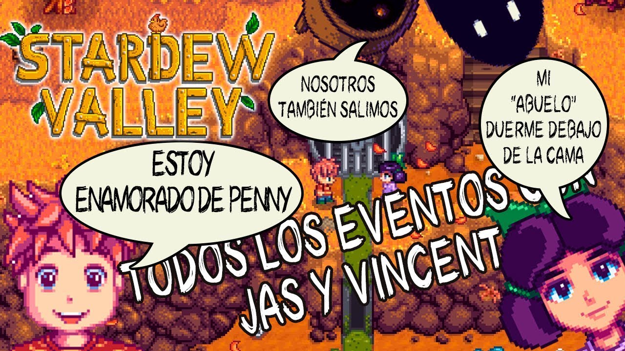 Todos los eventos con Jas y Vincent | Stardew Valley