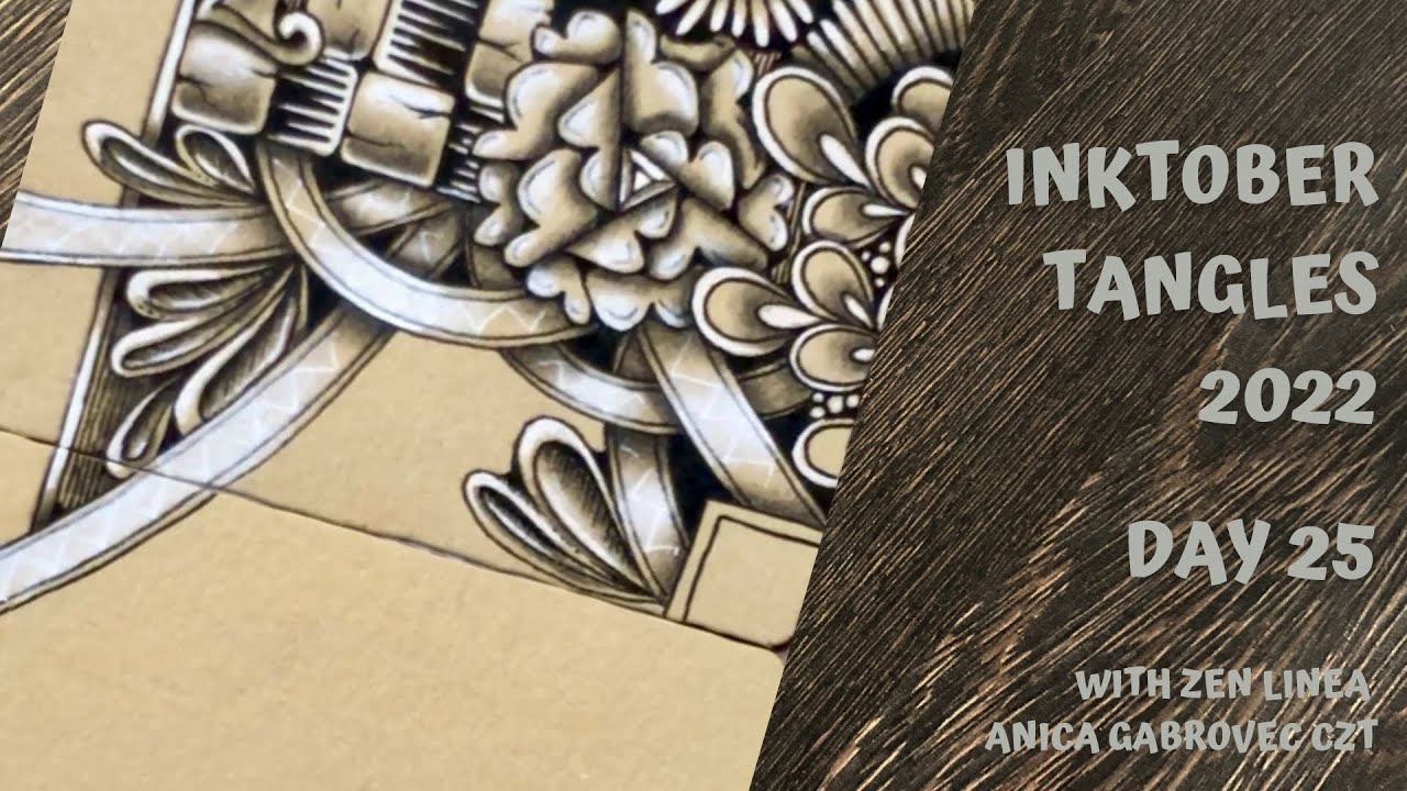 Inktober Tangles 2022 • Day 25 • Kwazeela