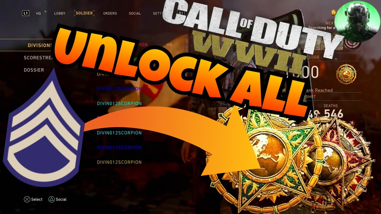 WW2 : How To UNLOCK EVERYTHING In MULTIPLAYER And ZOMBIES PS4/5 In Less Then 10MIN